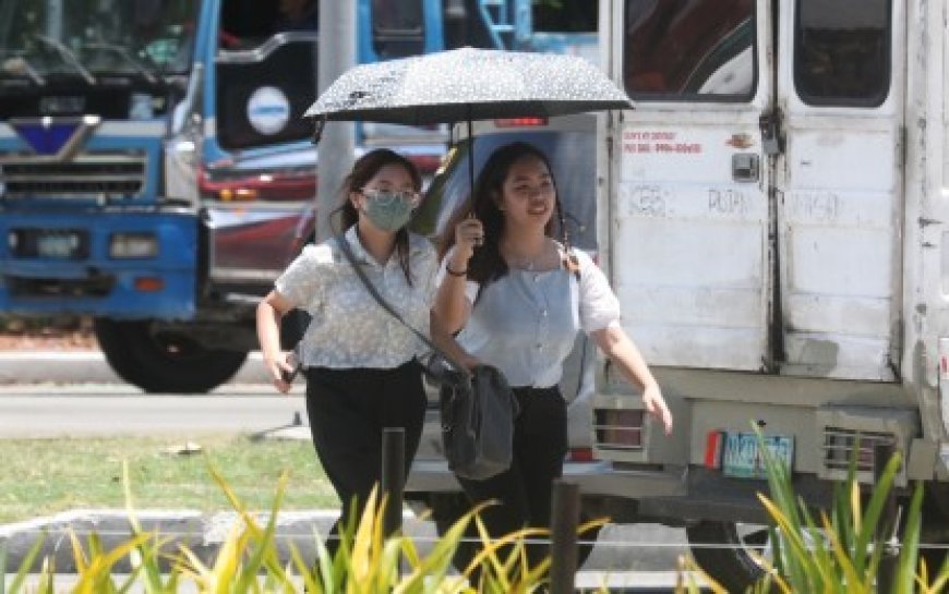 The heat index will reach "danger level" in 16 places; PH will see mostly fair weather