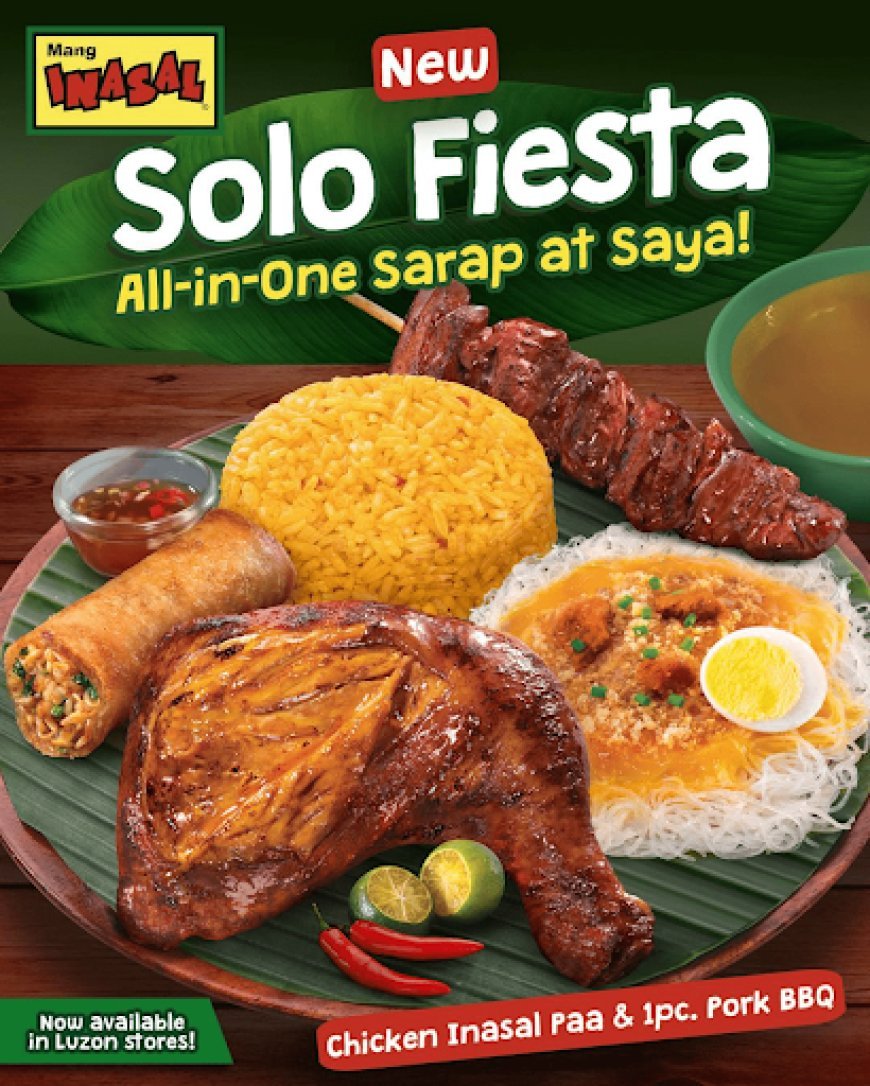 Mang Inasal Introduces Solo Fiesta: Your Ultimate All-In-One Meal!