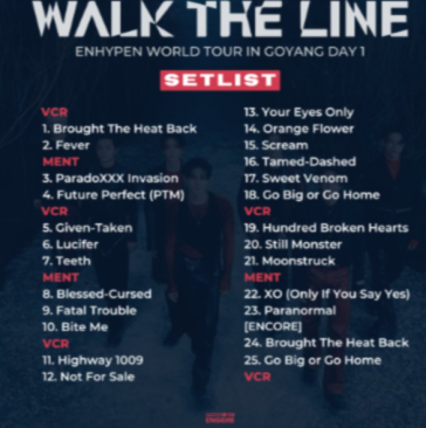 ENHYPEN Set to Ignite Manila with 'Walk The Line' Tour in 2025!