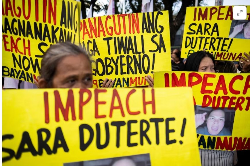 The Senate leader in the Philippines states that the impeachment complaint against the vice-president cannot be addressed until June.